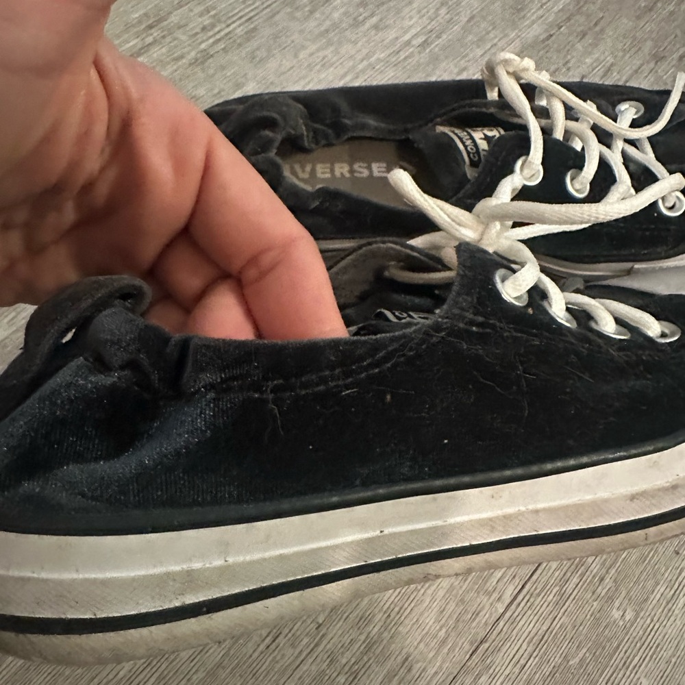Converse Black Canvas Sneakers - Picture 2 of 3